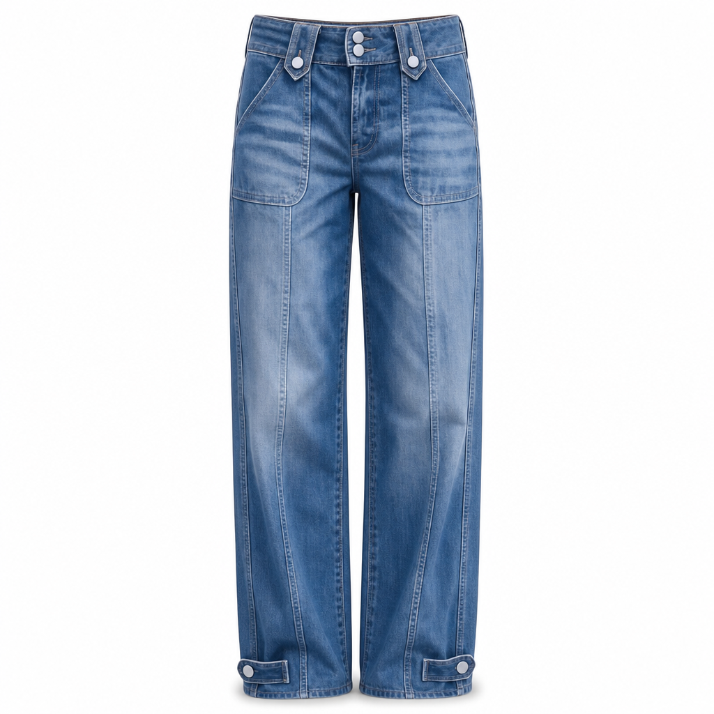 📢🎉50%Rabatt!!!🛍️✨Retro-Weitbeinjeans für Damen