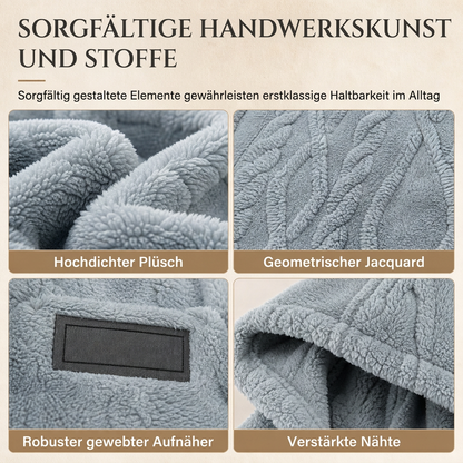 📢📢50%Rabatt!!!🎉✨Herren Winter Kapuzenpullover mit futter, Jacquard-Muster, langärmeliges Sweatshirt für Freizeit und Outdoor-Aktivitäten