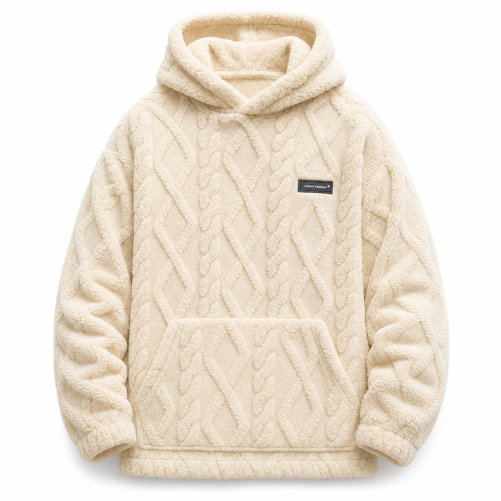 📢📢50%Rabatt!!!🎉✨Herren Winter Kapuzenpullover mit futter, Jacquard-Muster, langärmeliges Sweatshirt für Freizeit und Outdoor-Aktivitäten