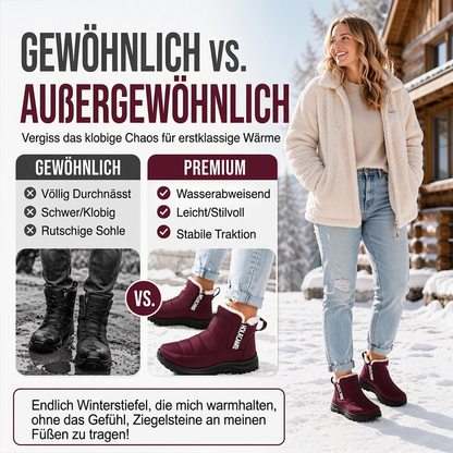 📢📢50%Rabatt!!!🎉✨Wasserdichte, rutschfeste Schneestiefel für Damen