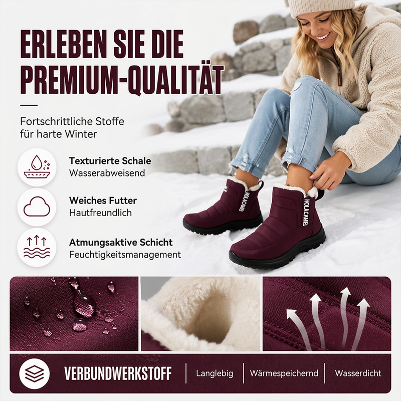 📢📢50%Rabatt!!!🎉✨Wasserdichte, rutschfeste Schneestiefel für Damen