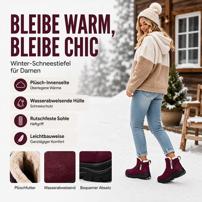 📢📢50%Rabatt!!!🎉✨Wasserdichte, rutschfeste Schneestiefel für Damen