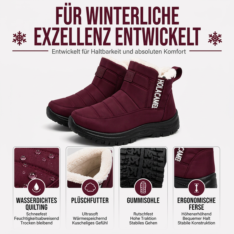 📢📢50%Rabatt!!!🎉✨Wasserdichte, rutschfeste Schneestiefel für Damen