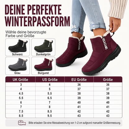 📢📢50%Rabatt!!!🎉✨Wasserdichte, rutschfeste Schneestiefel für Damen