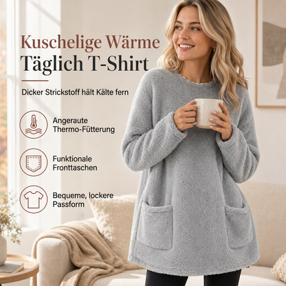 💎🔥 Bestseller – Warmes Langarmshirt mit Taschen – bequem