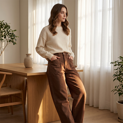 🚀 Neu eingetroffen – 50% Probierpreis! Hoch sitzende Weithosen für Damen