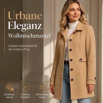 💎🧥 Neuheiten – Eleganter Wollmantel für Damen – warm und schick