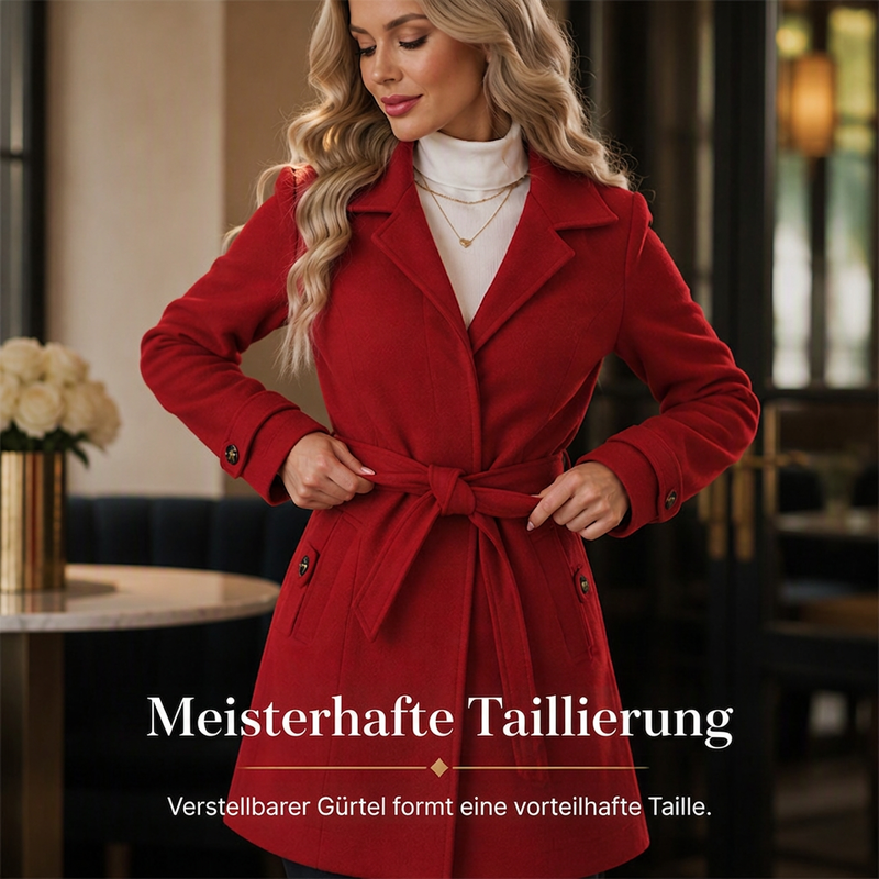💎🧥 Neuheiten – Eleganter Wollmantel für Damen – warm und schick