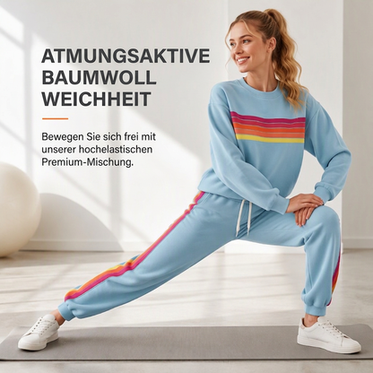 📦 Täglich 500+ Pakete versendet – der Wahnsinn! Zweiteiliges Set aus lässigem Sweatshirt und Jogginghose für Damen