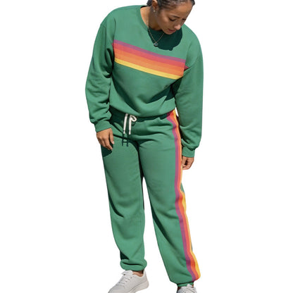 📦 Täglich 500+ Pakete versendet – der Wahnsinn! Zweiteiliges Set aus lässigem Sweatshirt und Jogginghose für Damen