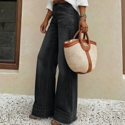 Stretch-Jeans mit geradem Bein für Damen