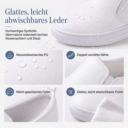 🔥 50% RABATT! Damen-Slipper aus weichem Leder – versteckte Erhöhung & rutschfeste Sohle