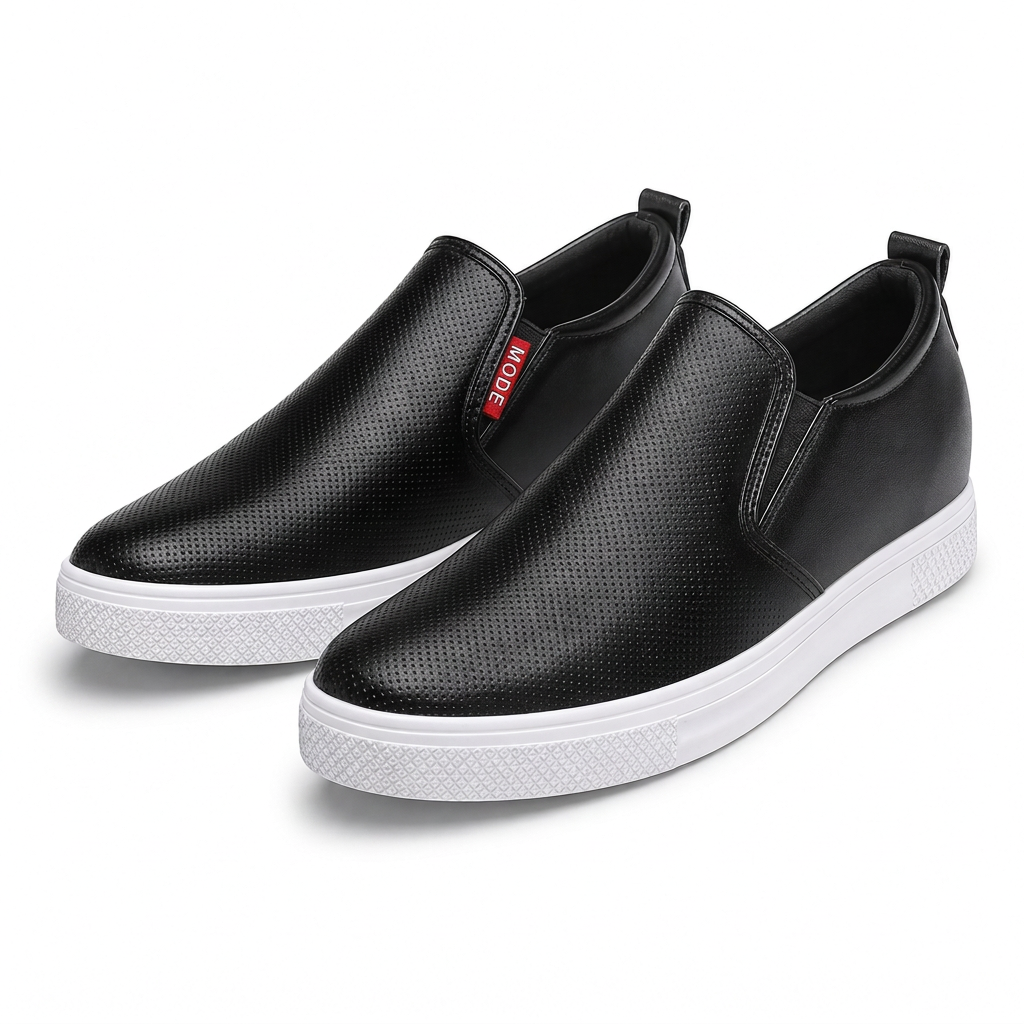 🔥 50% RABATT! Damen-Slipper aus weichem Leder – versteckte Erhöhung & rutschfeste Sohle