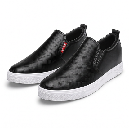 🔥 50% RABATT! Damen-Slipper aus weichem Leder – versteckte Erhöhung & rutschfeste Sohle