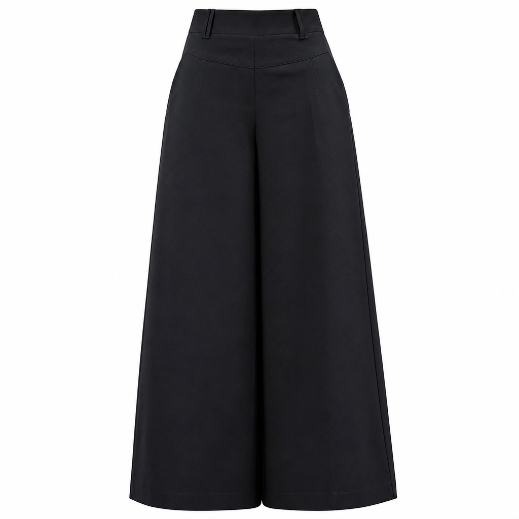 🔥Beliebtes Produkt ！✨Legere hochtaillierte weitbeinige Damen-Hosen mit figurfreundlichem Fall und fließender Qualität