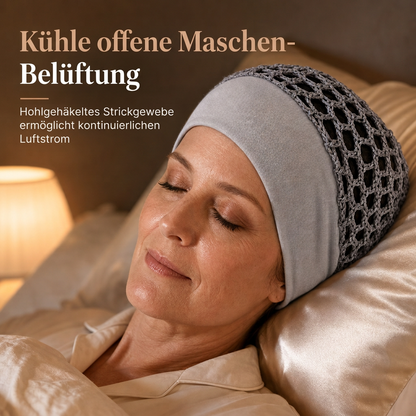 🔥Beliebtes Produkt ！✨Elastisches, atmungsaktives Haarnetz mit breitem Mesh-Band, hohle Haarabdeckung