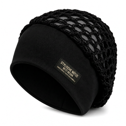 🔥Beliebtes Produkt ！✨Elastisches, atmungsaktives Haarnetz mit breitem Mesh-Band, hohle Haarabdeckung