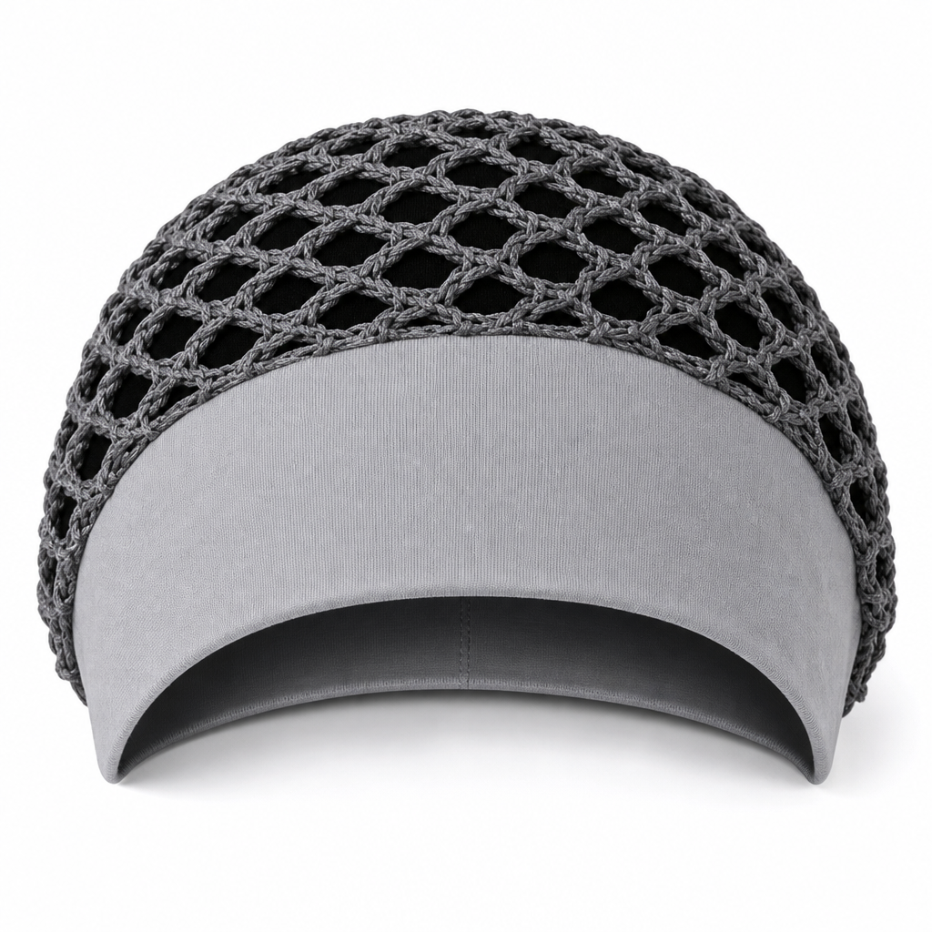 🔥Beliebtes Produkt ！✨Elastisches, atmungsaktives Haarnetz mit breitem Mesh-Band, hohle Haarabdeckung
