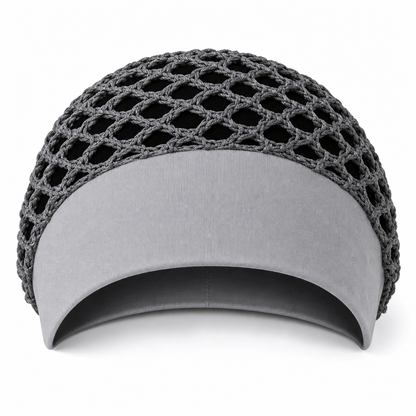 🔥Beliebtes Produkt ！✨Elastisches, atmungsaktives Haarnetz mit breitem Mesh-Band, hohle Haarabdeckung