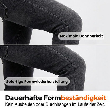 Zerrissene Stretch-Skinny-Jeans für Herren
