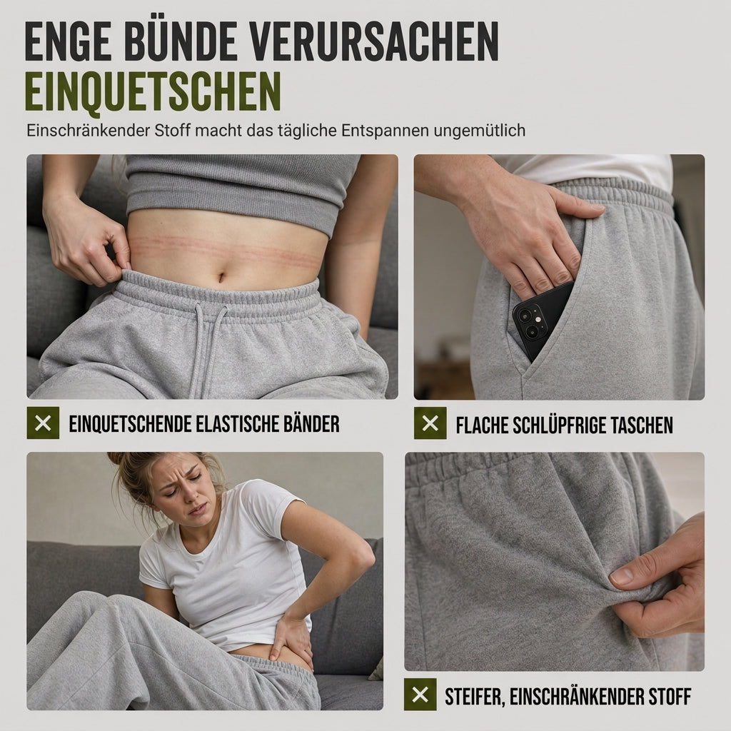 📢🎉50%Rabatt!!!🛍️✨Weite Vintage-Sweathose für Damen, gewaschenes Material