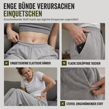 📢🎉50%Rabatt!!!🛍️✨Weite Vintage-Sweathose für Damen, gewaschenes Material