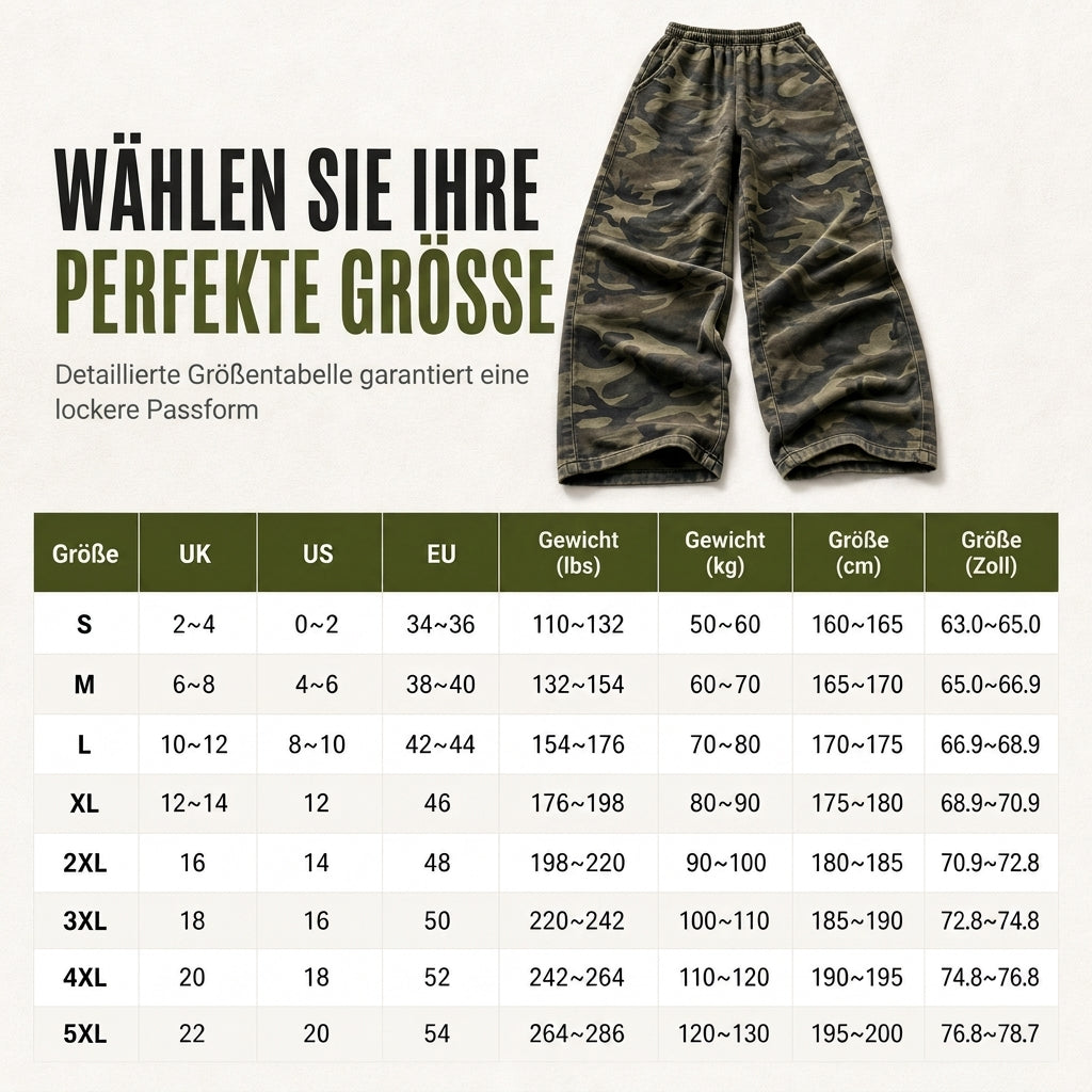 📢🎉50%Rabatt!!!🛍️✨Weite Vintage-Sweathose für Damen, gewaschenes Material