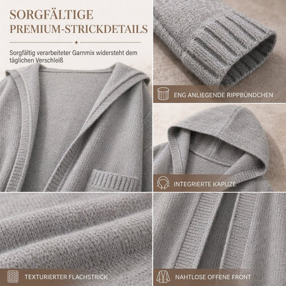 📢🎉50%Rabatt!!!🛍️✨Lange Strickjacke mit Kapuze für Damen
