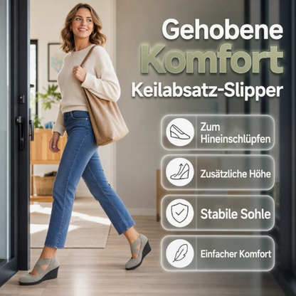 📢📢50% Rabatt!!! 🎉✨ Damen Keilballerinas – Slip-On Komfortschuhe