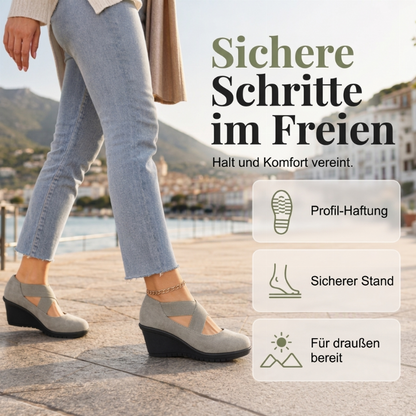 📢📢50% Rabatt!!! 🎉✨ Damen Keilballerinas – Slip-On Komfortschuhe