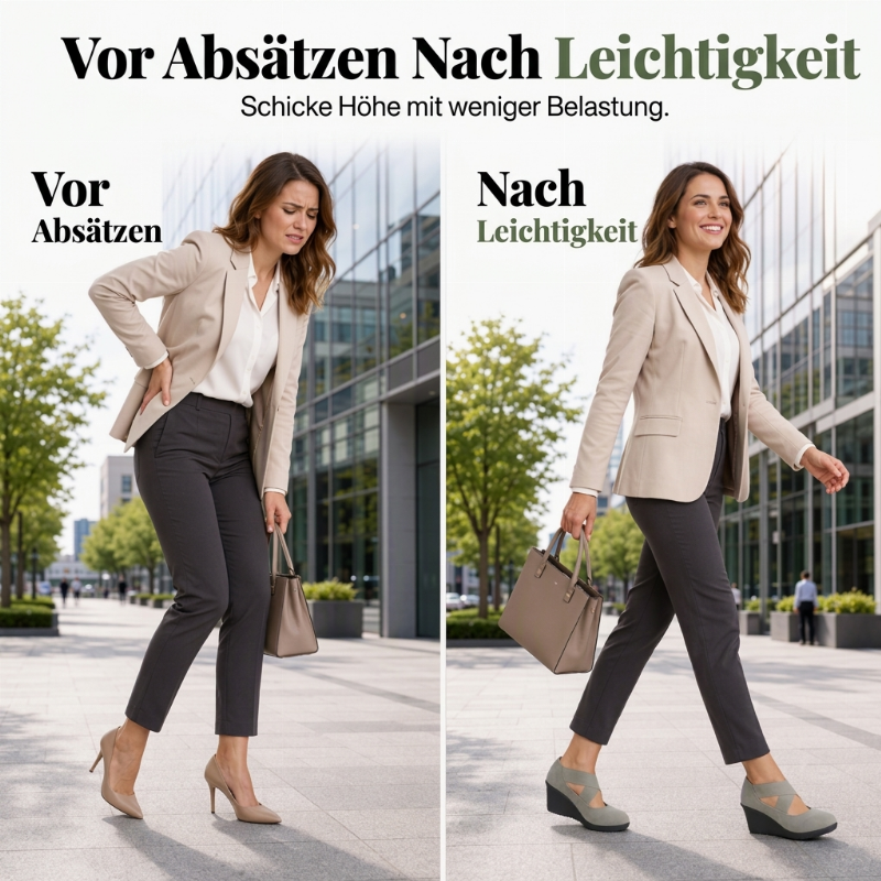 📢📢50% Rabatt!!! 🎉✨ Damen Keilballerinas – Slip-On Komfortschuhe