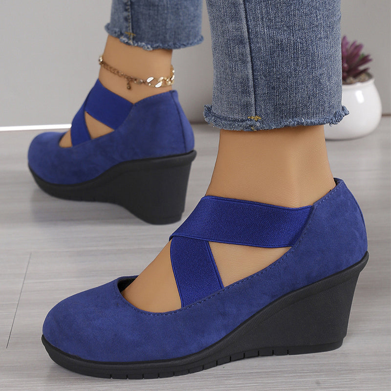 📢📢50% Rabatt!!! 🎉✨ Damen Keilballerinas – Slip-On Komfortschuhe