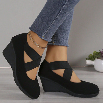 📢📢50% Rabatt!!! 🎉✨ Damen Keilballerinas – Slip-On Komfortschuhe