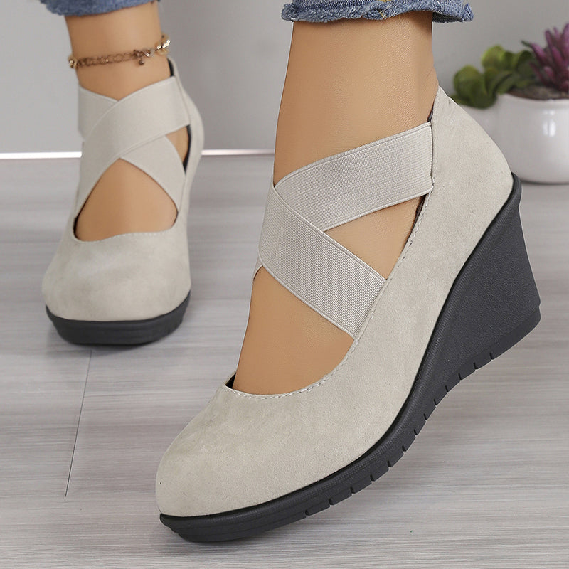 📢📢50% Rabatt!!! 🎉✨ Damen Keilballerinas – Slip-On Komfortschuhe
