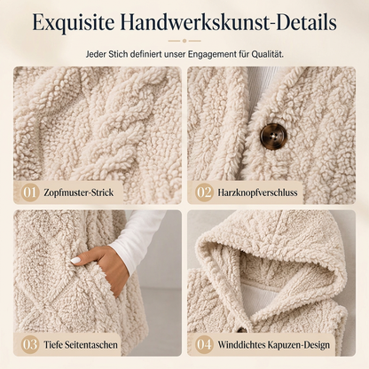 📢🎉50%Rabatt!!!🛍️✨Gemütliche, warme Kapuzenweste für Damen