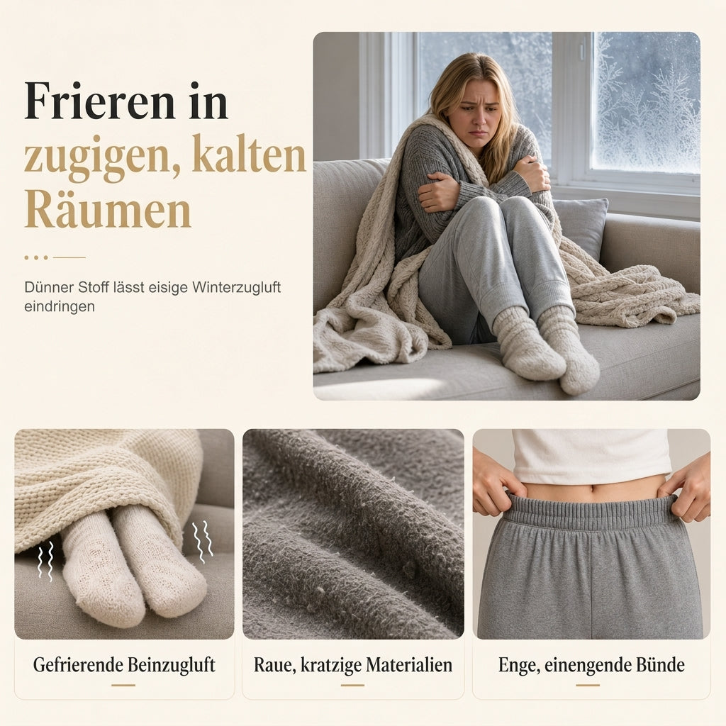📢📢50%Rabatt!!!🎉✨Legere, warme Lounge-Hosen für Damen mit Flanellfutter