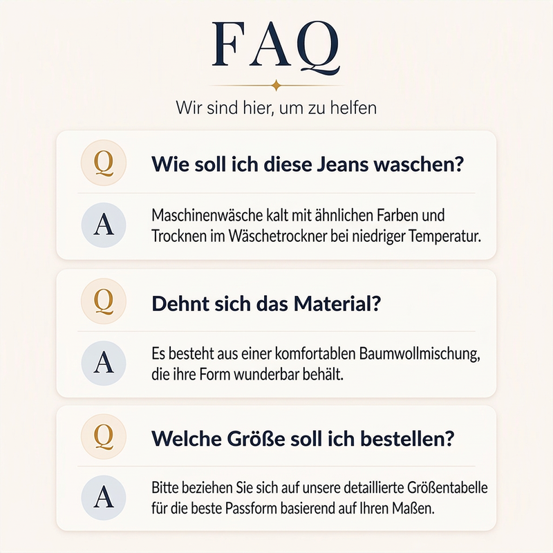 ⏰ Countdown läuft – 50% nur noch 3 Tage! Weite Jeans für Damen mit vorderen Nähten