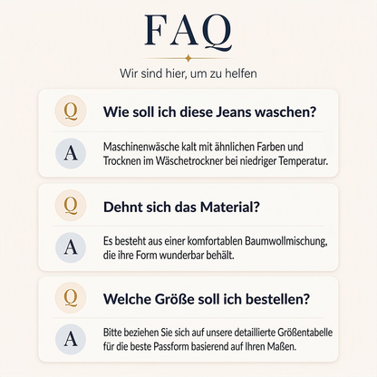⏰ Countdown läuft – 50% nur noch 3 Tage! Weite Jeans für Damen mit vorderen Nähten