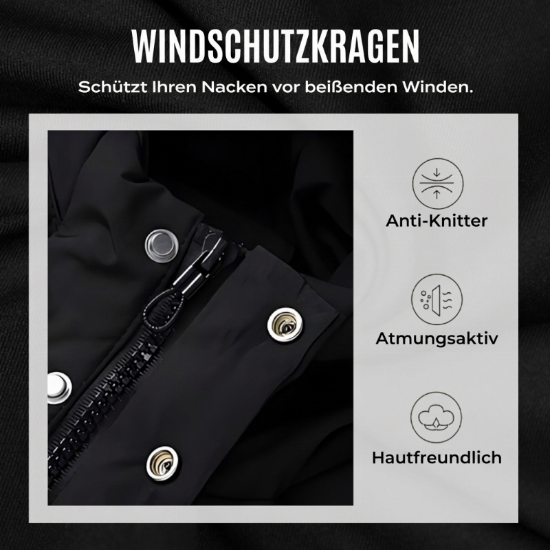 📢🎉50%Rabatt!!!🛍️✨Mittellange Kapuzen-Steppjacke für Herren