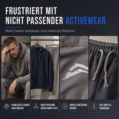 📢🎉50%Rabatt!!!🛍️✨Herren 3D-Digitaldruck Langarm-Kapuzenpullover und Hosen Set, lockerer Trainingsanzug für Frühling und Herbst