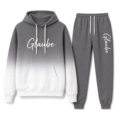 📢🎉50%Rabatt!!!🛍️✨Herren 3D-Digitaldruck Langarm-Kapuzenpullover und Hosen Set, lockerer Trainingsanzug für Frühling und Herbst