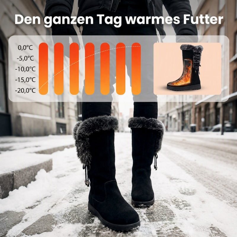 🙌 50% Wiederkaufquote – Qualität überzeugt! Warme, rutschfeste und abriebfeste Damen-Wadenstiefel