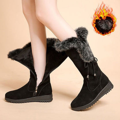 🙌 50% Wiederkaufquote – Qualität überzeugt! Warme, rutschfeste und abriebfeste Damen-Wadenstiefel