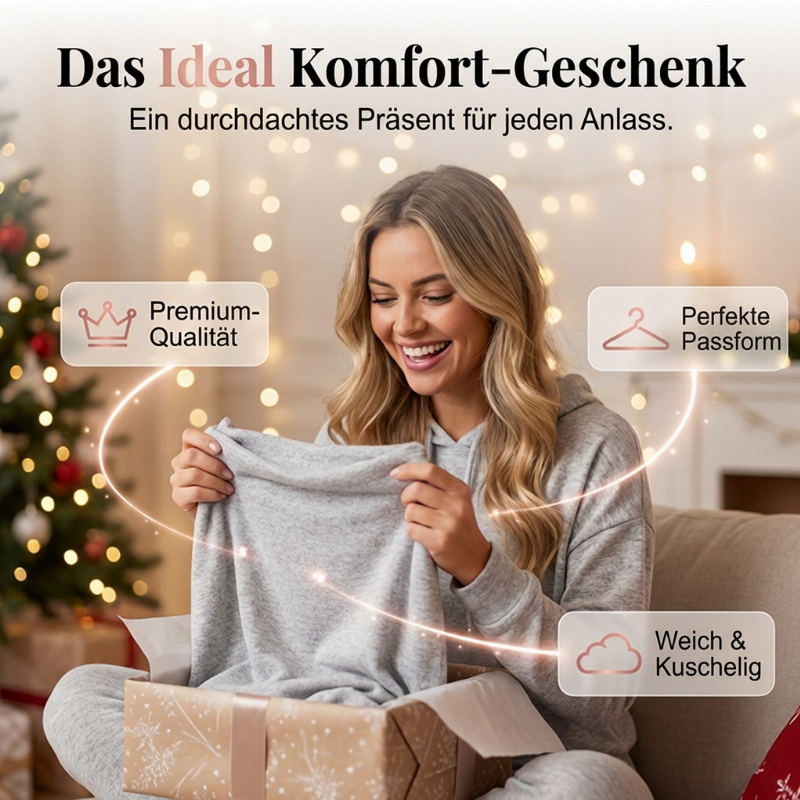 🔥Beliebtes Produkt ！✨Zweiteiliger, legere Trainingsanzug aus einfarbigem Stoff für Damen