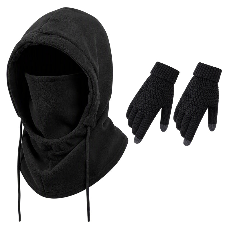 Balaclava-Set mit touchscreenkompatiblen Handschuhen und Socken