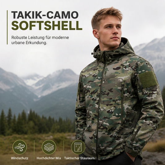 📢📢50%Rabatt!!!🎉✨Outdoor-Camouflage-Kapuzenjacke für Herren – Lässiger Camo-Look, bequemer Sitz & vielseitig kombinierbar
