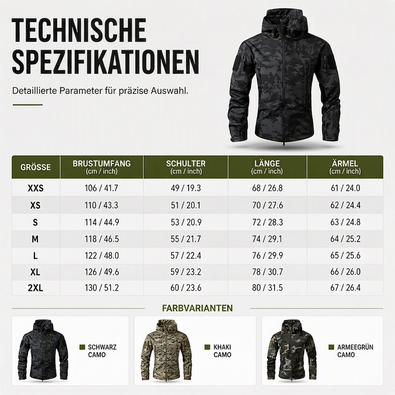 📢📢50%Rabatt!!!🎉✨Outdoor-Camouflage-Kapuzenjacke für Herren – Lässiger Camo-Look, bequemer Sitz & vielseitig kombinierbar