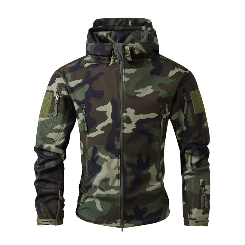 📢📢50%Rabatt!!!🎉✨Outdoor-Camouflage-Kapuzenjacke für Herren – Lässiger Camo-Look, bequemer Sitz & vielseitig kombinierbar