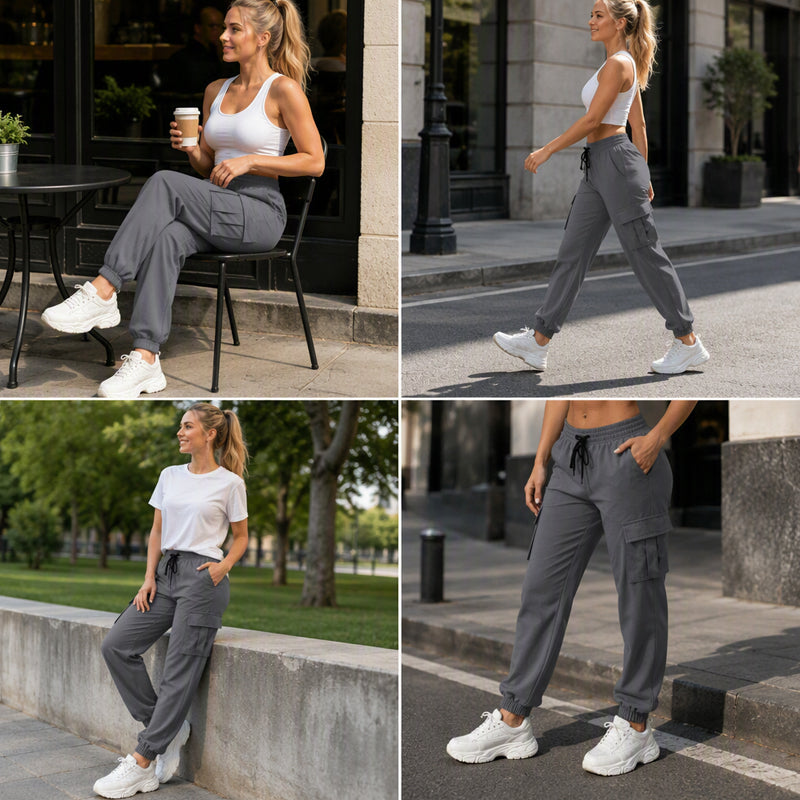 🔥Beliebtes Produkt ！✨Lässige Cargo-Jogginghosen für Damen