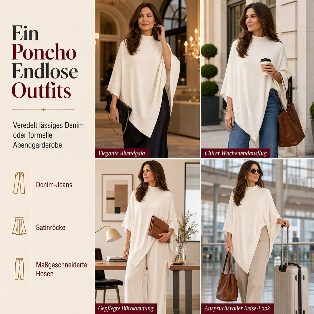 📢🎉50%Rabatt!!!🛍️✨Elegante locker sitzende Strickstola in Uni-Farbe für Damen